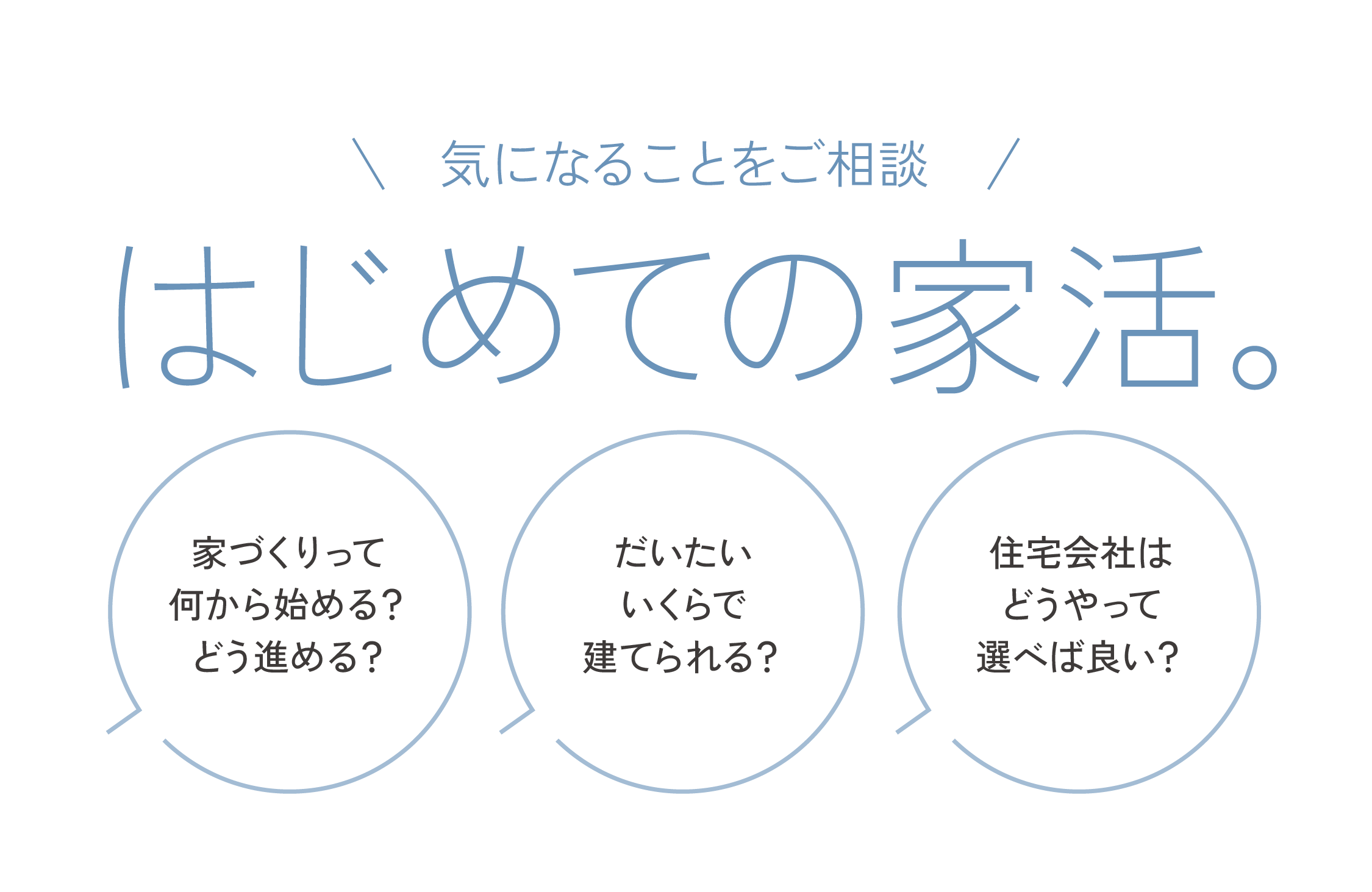 はじめての家活 カジュアル相談