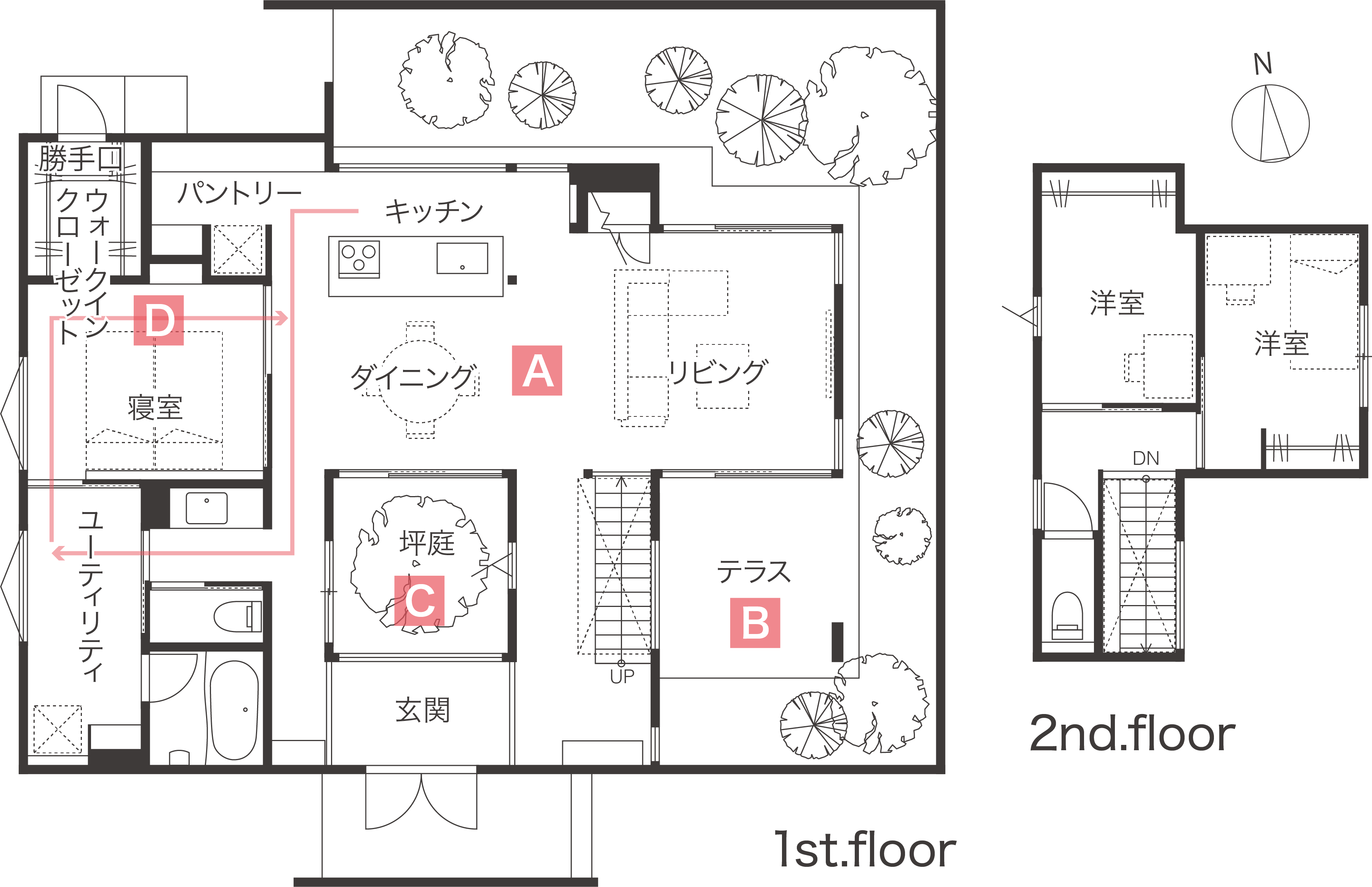 1階の間取り