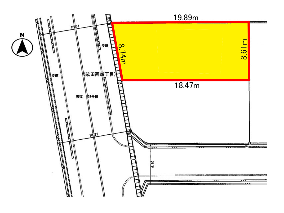 石友ホーム土地住宅情報｜金沢市畝田中四丁目 - 165.29m²｜